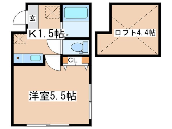 カレッジパ－ク向ヶ丘遊園の物件間取画像